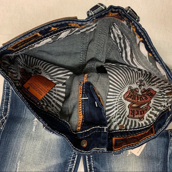 🆕 RARE Rock Revival SZ.25 Daray Stretchy SkinnyJeans NWT Pristine New Condition - Picture 7 of 15